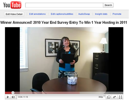 Click Here to watch the YouTube Winner Announcement Video