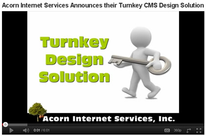 Acorn IS Announces their Turnkey CMS Design Solution