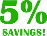 New Payment Program with 5% Savings
